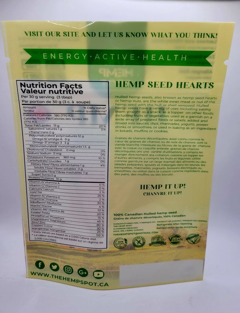 Hemp Seed Hearts - The Hemp Spot