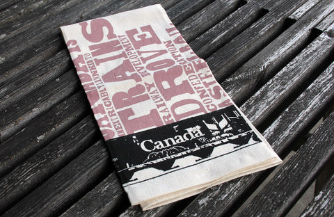 Canadian Railcar Tea Towel - The Hemp Spot